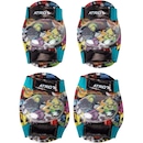 Kit Proteção Infantil Atrio Monster: Joelheiras + Cotoveleiras + Munhequeiras + Capacete - Foto 6