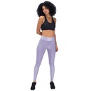 Calça Legging Oxer Goufre Recortes - Feminina - Foto 4