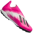 Chuteira Society adidas X 19.3 Laceless TF - Adulto - Foto 1