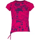 Camiseta Liga da Justiça Laço Mulher-Maravilha Feminina - Infantil - Foto 1