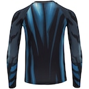 Conjunto Camiseta Manga Longa com Proteção Solar UV e Sunga Liga da Justiça Batman - Infantil - Foto 3