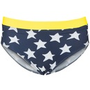 Conjunto Camiseta Manga Longa Proteção Solar UV e Sunkini Liga da Justiça Mulher-Maravilha Infantil - Foto 5