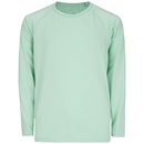 Camiseta Manga Longa com Proteção Solar UV 50+ Oxer Lisa - Infantil - Foto 1