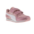 Tênis Puma Cabana Racer Glitz V PS Feminino - Infantil - Foto 2