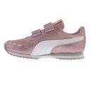 Tênis Puma Cabana Racer Glitz V PS Feminino - Infantil - Foto 5