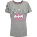 Camiseta Liga da Justiça Gotham Athletic - Feminina - Foto 1