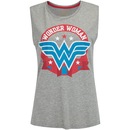 Camiseta Regata Liga da Justiça Mulher-Maravilha College - Feminina - Foto 5