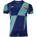 Camisa Pré-Jogo Barcelona 19/20 Nike - Masculina - Foto 1