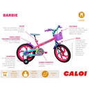 Bicicleta Caloi Barbie - Aro 16 - Freios Cantilever - Feminina - Infantil - Foto 9