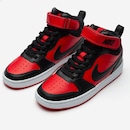Tênis Cano Alto Nike Court Borough Mid - Infantil - Foto 4