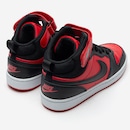 Tênis Cano Alto Nike Court Borough Mid - Infantil - Foto 5