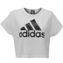 Camiseta adidas MH FOIL - Feminina - Foto 5