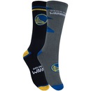 Kit de Meias Cano Alto NBA Golden State Warriors com 2 Pares - 39 a 43 - Adulto - Foto 2
