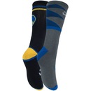 Kit de Meias Cano Alto NBA Golden State Warriors com 2 Pares - 39 a 43 - Adulto - Foto 3