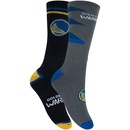 Kit de Meias Cano Alto NBA Golden State Warriors com 2 Pares - 39 a 43 - Adulto - Foto 1