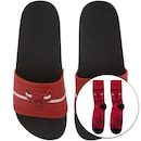 Chinelo Rider NBA + 1 Par de Meias - Slide - Masculino - Foto 1