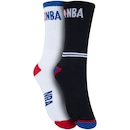 Kit de Meias Cano Alto NBA Logo com 2 Pares - 39 a 43 - Adulto - Foto 2