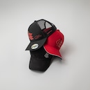 Boné Aba Curva do Flamengo Zico Supercap CRF Silk - Snapback - Trucker - Adulto - Foto 7