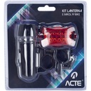 Kit com Lanterna e Farol para Bike Acte Sports - Foto 1