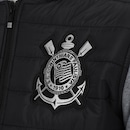Jaqueta de Moletom do Corinthians Padding com Capuz - Masculina - Foto 5