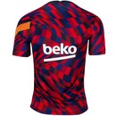 Camisa Pré-Jogo Barcelona 20/21 Nike - Masculina - Foto 2