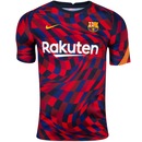 Camisa Pré-Jogo Barcelona 20/21 Nike - Masculina - Foto 1
