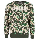 Blusão Puma Rebel Camo Crew TR - Masculino - Foto 1
