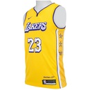 Camisa Regata Nike Los Angeles Lakers Lebron James 23 JSY - Masculina - Foto 3