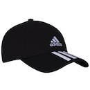 Boné Aba Curva adidas Basebal 3 Stripes Cotton Twil - Strapback - Adulto - Foto 6