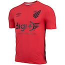 Camisa do Athletico-PR Aquecimento 2020 Umbro - Masculina - Foto 3