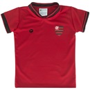 Kit de Uniforme de Futebol do Flamengo com Calção e Camisa Torcida Baby - Infantil - Foto 1