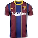 Camisa Barcelona I 20/21 Nike - Masculina - Foto 1
