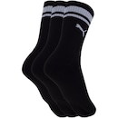 Kit de Meias Cano Médio Puma Esportiva com 3 Pares - 39 a 43 - Adulto - Foto 2