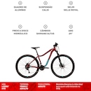 Mountain Bike Caloi Atacama Feminina - Aro 29 - Freio Disco Hidráulico - Câmbios Shimano Altus - 27V - Foto 2