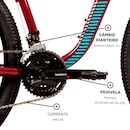 Mountain Bike Caloi Atacama Feminina - Aro 29 - Freio Disco Hidráulico - Câmbios Shimano Altus - 27V - Foto 8