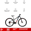 Mountain Bike Caloi Évora - Aro 29 - Freio a Disco Hidráulico - Câmbio Traseiro Shimano - 24 Marchas - Foto 2