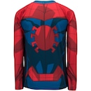 Conjunto Camiseta Manga Longa com Proteção Solar UV e Sunga Marvel Homem Aranha - Infantil - Foto 3