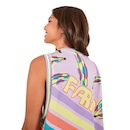 Camiseta Regata Farm Rio Telas Bananas Coloridas - Feminina - Foto 2