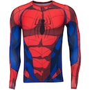 Camisa de Compressão Manga Longa Marvel Homem Aranha - Masculina - Foto 1