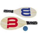 Kit de Frescobol Wilson com Capa em Mesh: 2 Raquetes e 1 Bolinha - Foto 2