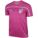 Camisa do Atlético-PR 2020 Outubro Rosa Umbro - Masculina - Foto 3