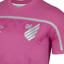Camisa do Atlético-PR 2020 Outubro Rosa Umbro - Masculina - Foto 5