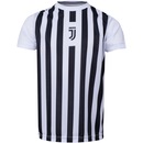 Camiseta Juventus I Fardamento Listras - Infantil - Foto 1