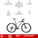 Mountain Bike Caloi Carbon Ibex - Aro 29 - Câmbio Traseiro Shimano Deore - 12 Marchas - Foto 3