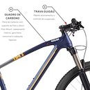 Mountain Bike Caloi Carbon Ibex - Aro 29 - Câmbio Traseiro Shimano Deore - 12 Marchas - Foto 4