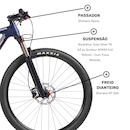 Mountain Bike Caloi Carbon Ibex - Aro 29 - Câmbio Traseiro Shimano Deore - 12 Marchas - Foto 6