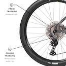 Mountain Bike Caloi Carbon Ibex - Aro 29 - Câmbio Traseiro Shimano Deore - 12 Marchas - Foto 8