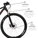 Mountain Bike Caloi Blackburn - Aro 29 Freio a Disco Hidráulico - Câmbio Shimano Deore - 20 Marchas - Foto 6