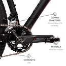 Mountain Bike Caloi Blackburn - Aro 29 Freio a Disco Hidráulico - Câmbio Shimano Deore - 20 Marchas - Foto 9