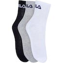 Kit de Meias Cano Médio Fila Tripack com 3 Pares - 34 a 38 - Adulto - Foto 3